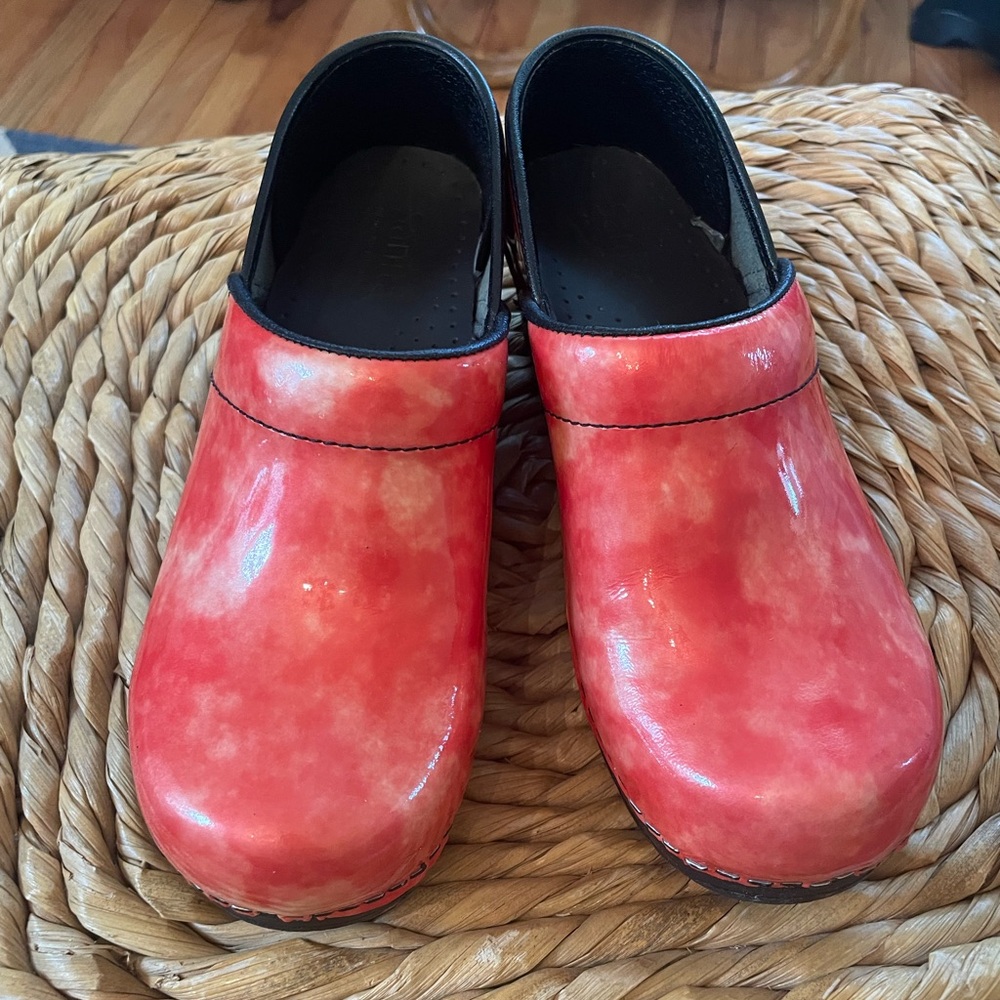 Sanita Patent Mottled Professional Clog